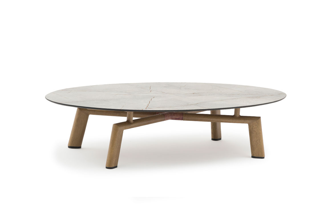 LOUNGE oval coffee table